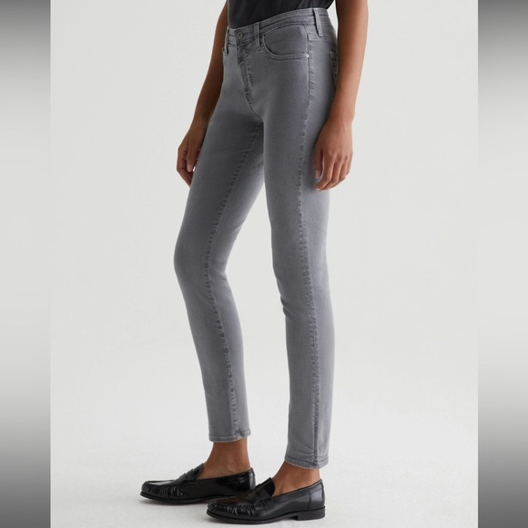 AG Adriano Goldschmied Prima Cigarette Leg Skinny Jeans Grey 32 R - Picture 2 of 16